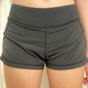 black athleta shorts